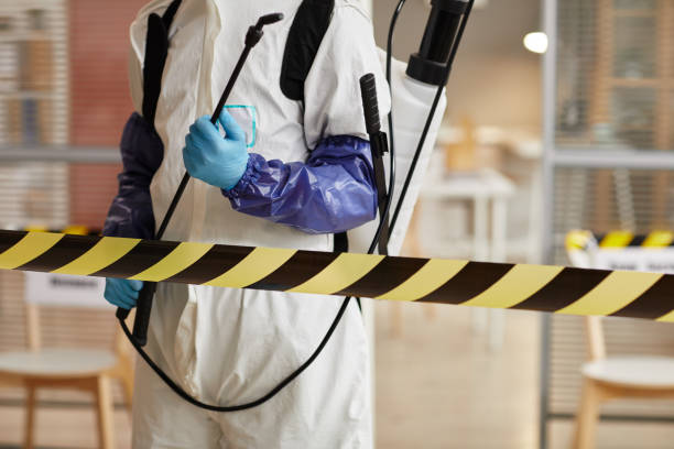 Professional Sewage Cleanup technician working in Delmont, NJ